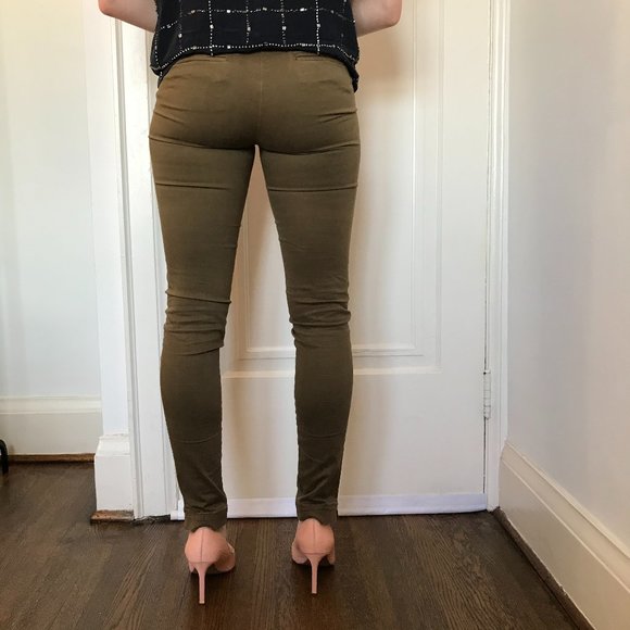 Aritzia Wilfred Olive Green Pants - Picture 3 of 8